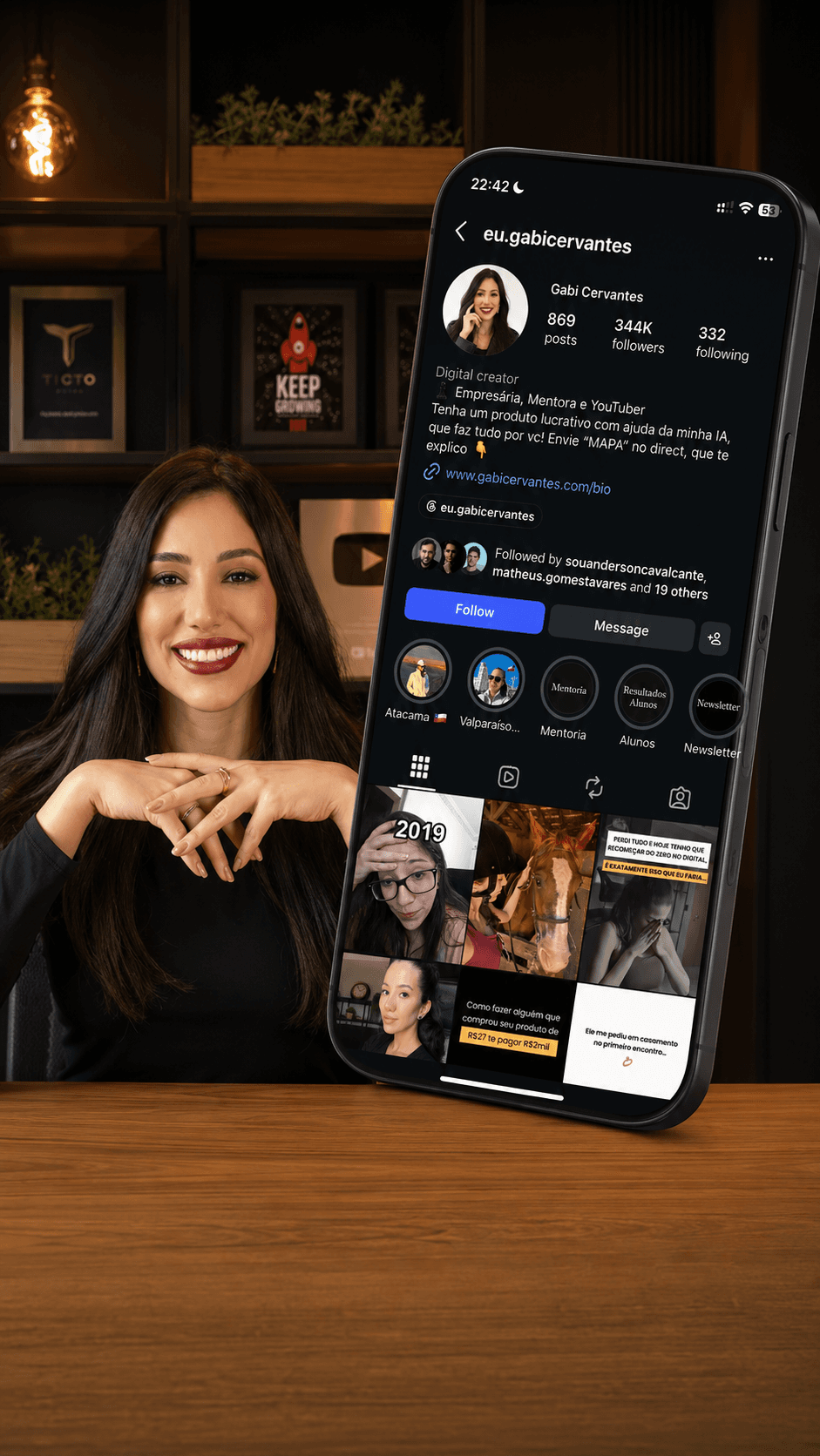 Gabi Cervantes, @eu.gabicervantes, 344K followers